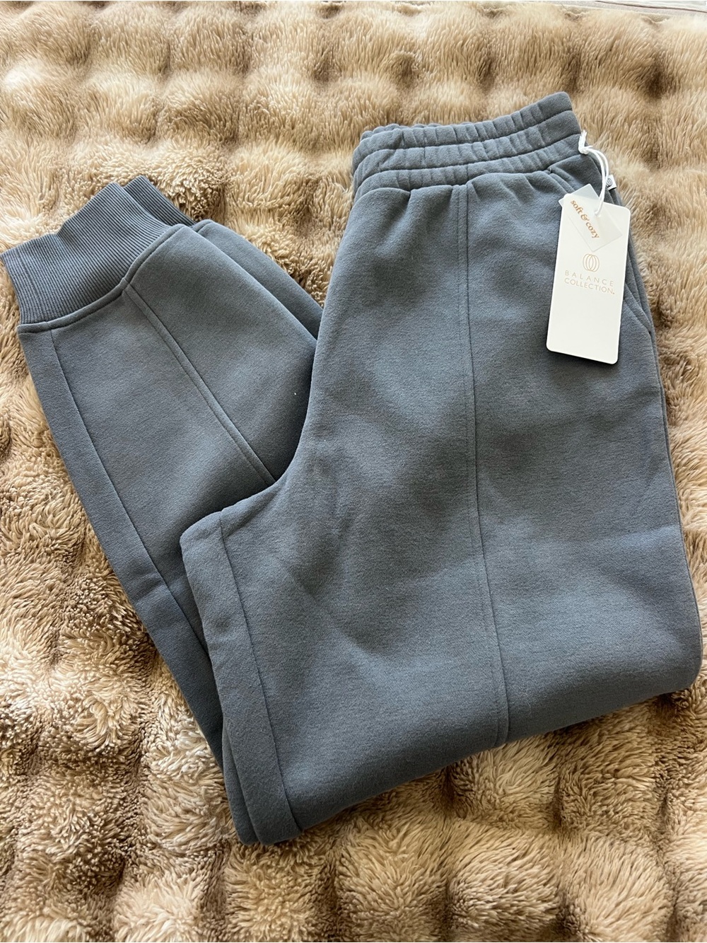Balance Collection Boys Gray Cozy Jogger Sweatpants